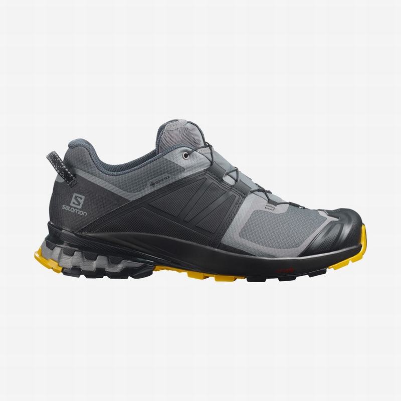 Salomon Singapore Mens Trail Running Shoes - XA WILD GORE-TEX Black | 70485-BIHU